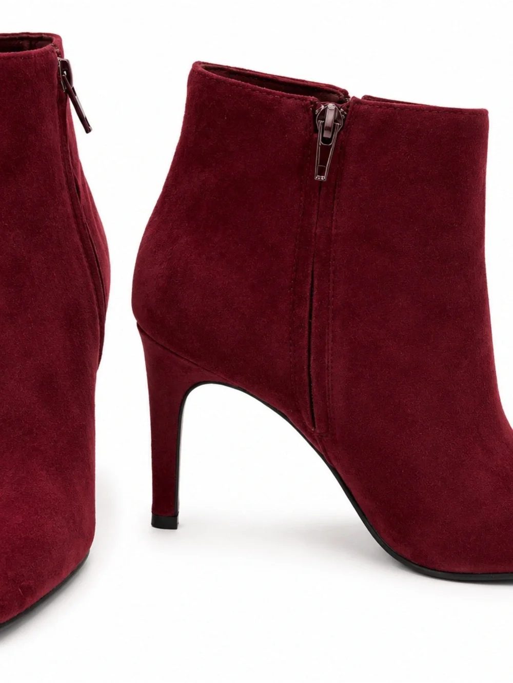Banana Republic Burgundy Suede Ankle Booties